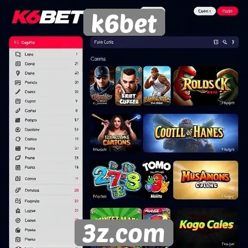 Avaliação dos jogos disponíveis no site k6bet
