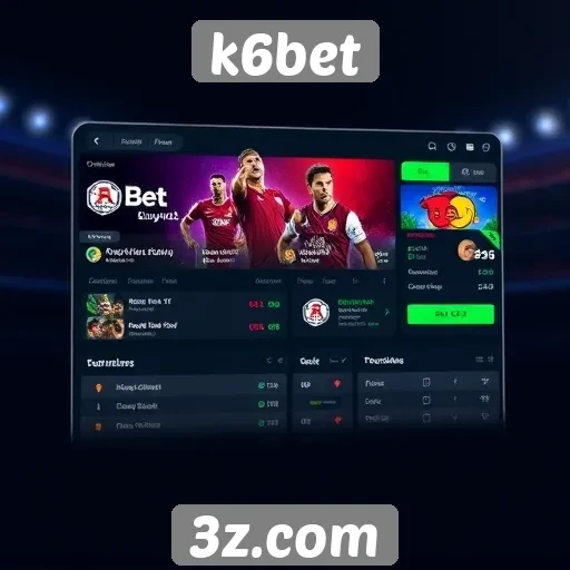 Análise da interface do usuário no k6bet
