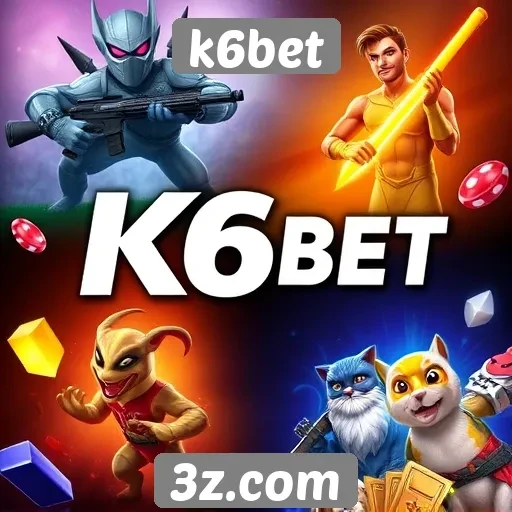 Variedade de jogos disponíveis na k6bet